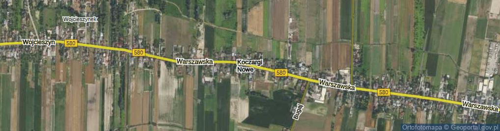 Zdjęcie satelitarne Warszawska ul.